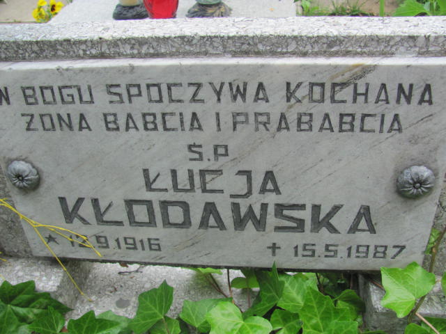 Grób EDMUND KŁODAWSKI