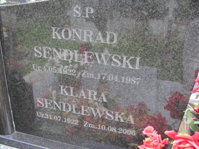 Grób Konrad Sendlewski