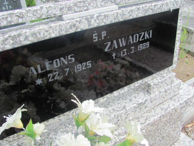 Grób Alfons Kazimierz Zawadzki