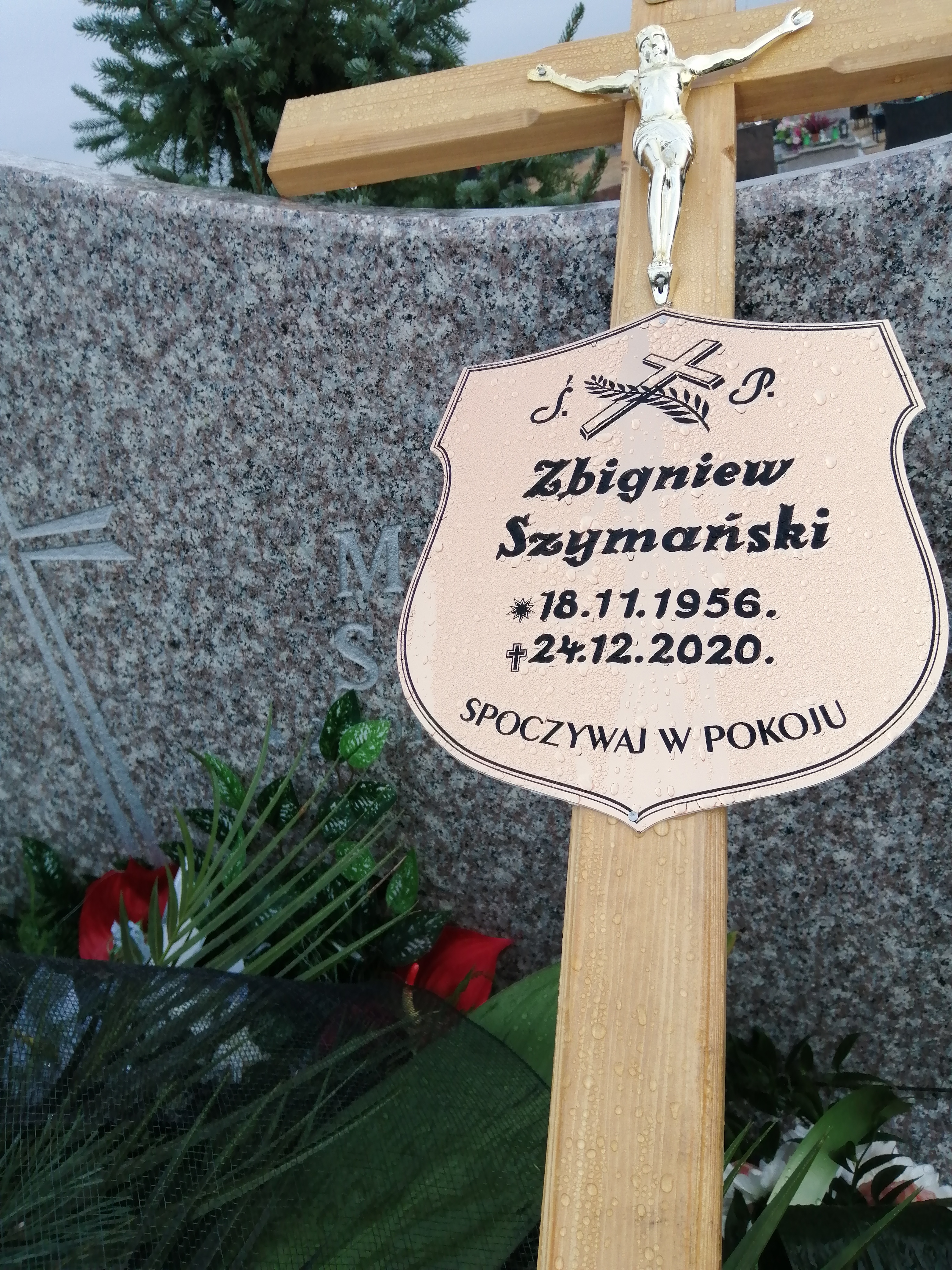 Grób Zbigniew Szymański