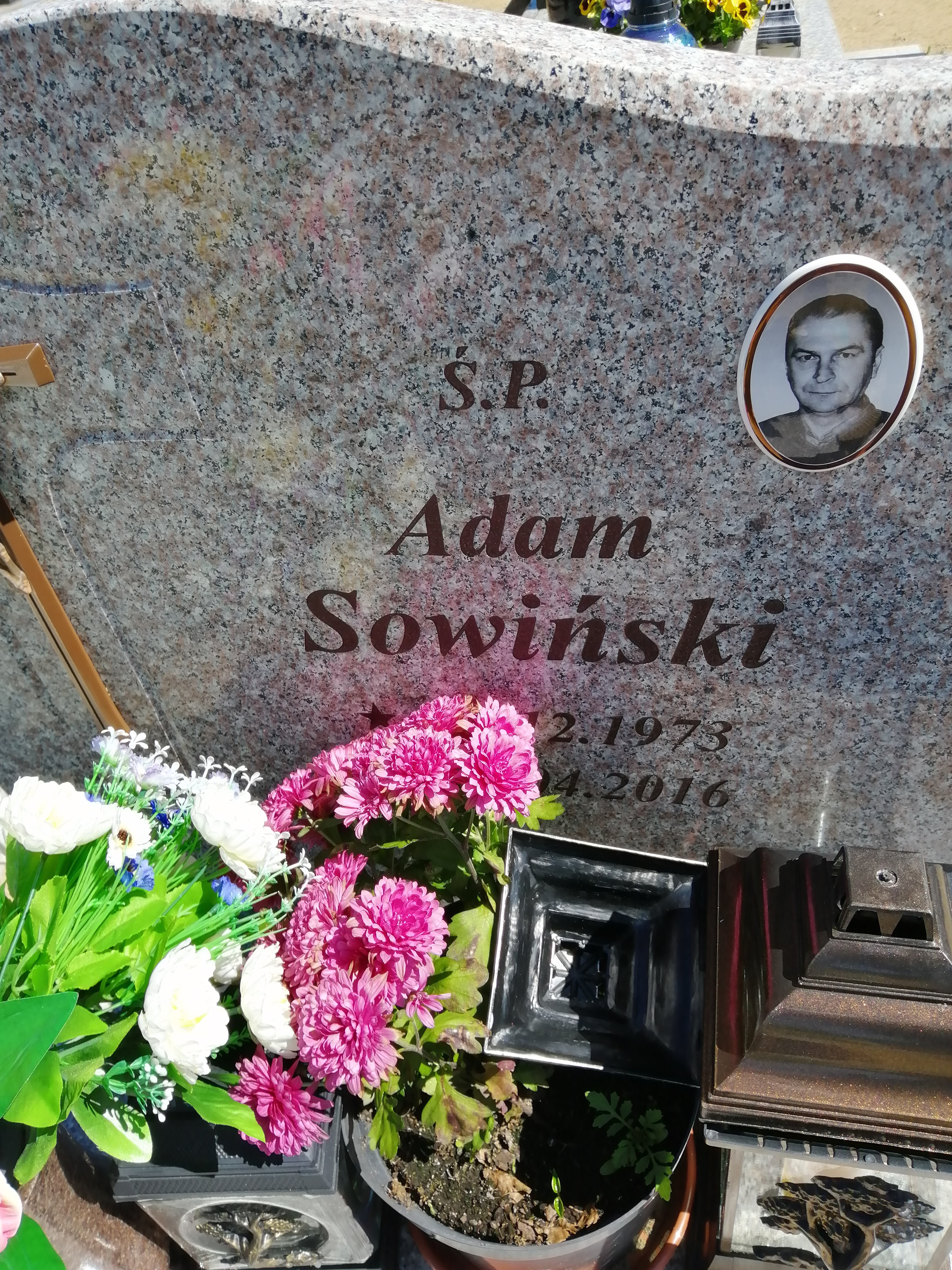 Grób ADAM SOWIŃSKI